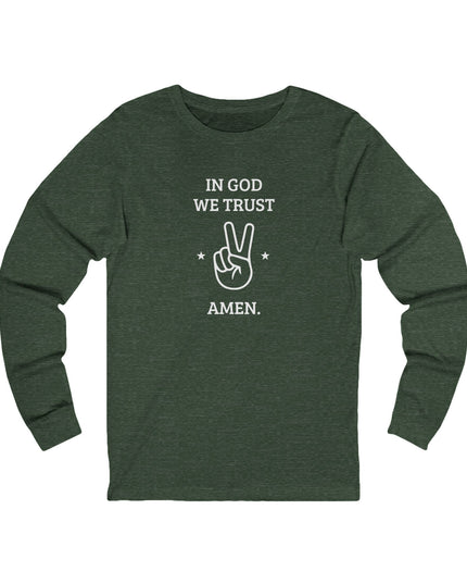 In God We Trust – Longsleeve Unisex