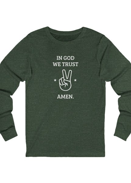 In God We Trust – Longsleeve Unisex