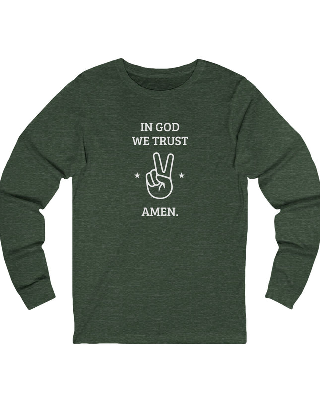 In God We Trust – Longsleeve Unisex