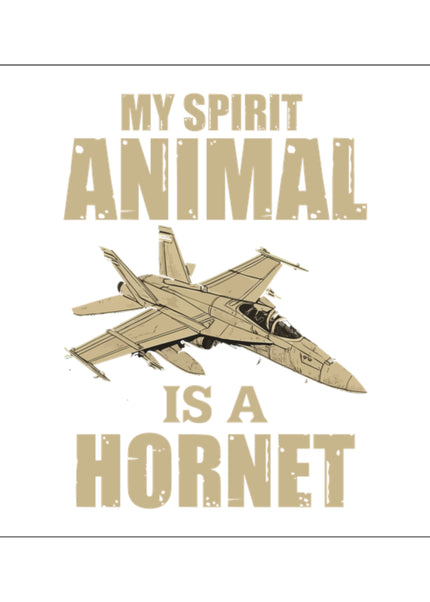 My Spirit Animal Is a Hornet – Sticker