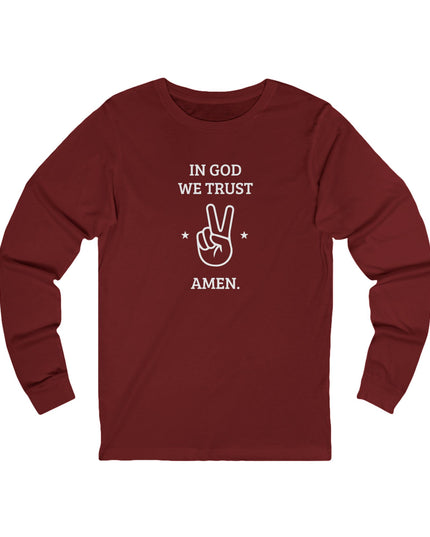 In God We Trust – Longsleeve Unisex