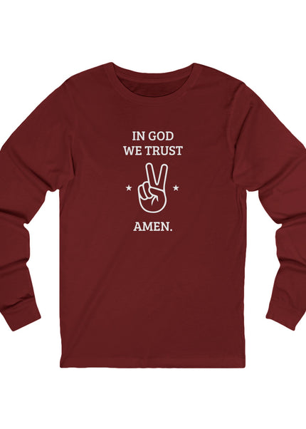 In God We Trust – Longsleeve Unisex