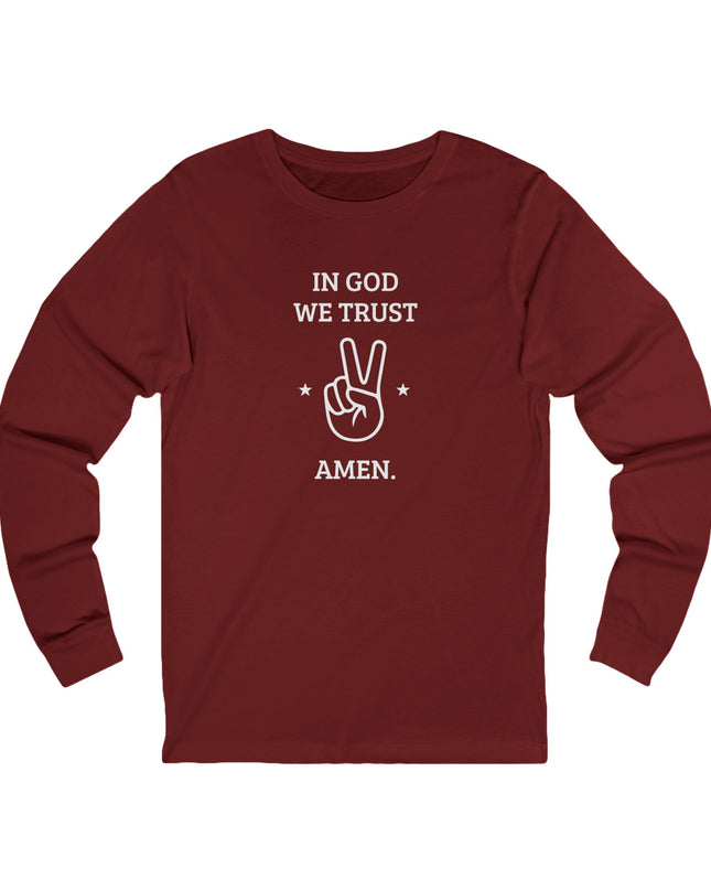 In God We Trust – Longsleeve Unisex