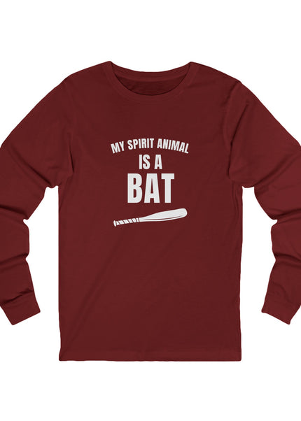 My Spirit Animal Is A Bat – Longsleeve Unisex